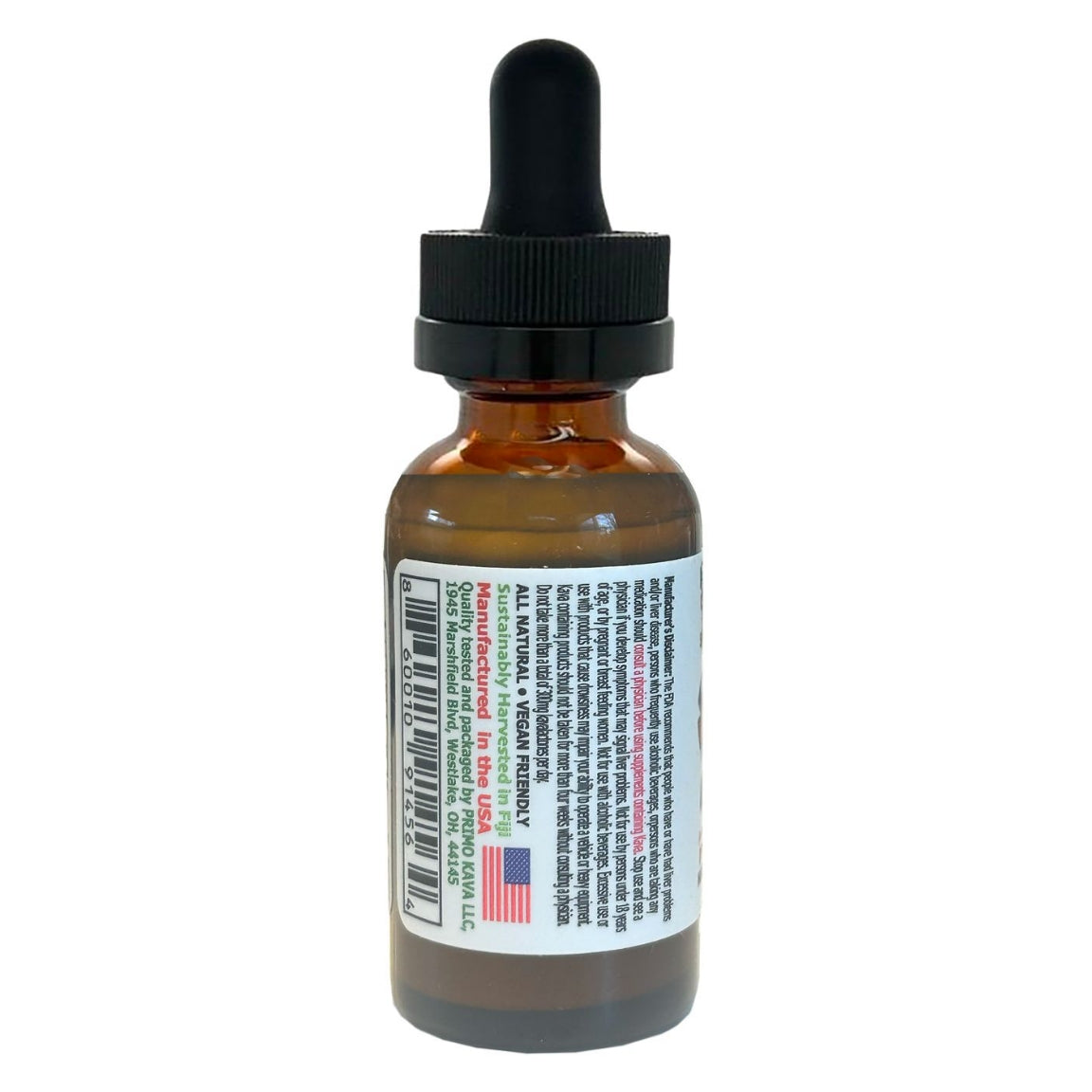 Backside of the Beverage Enhancer showing label