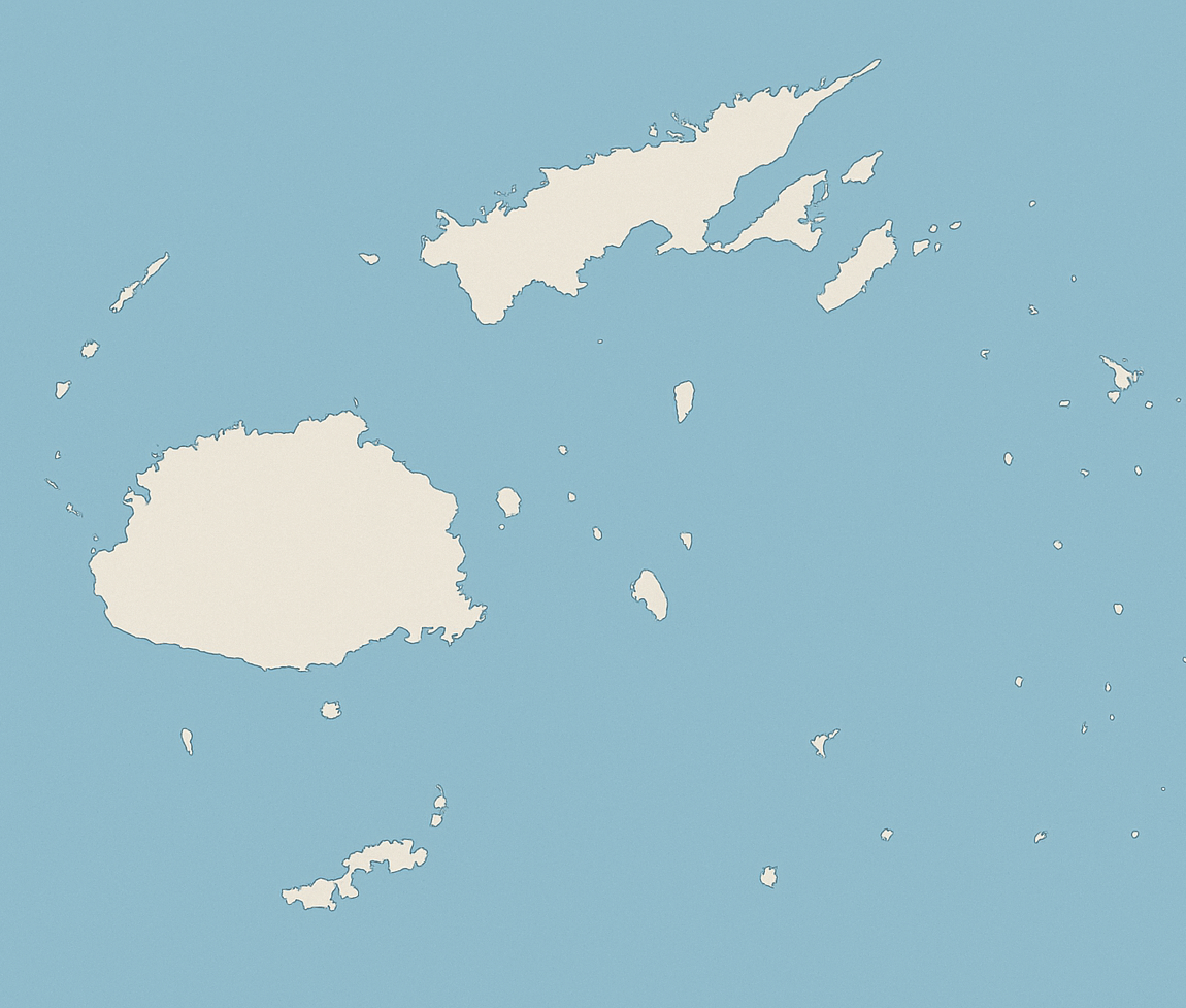 Shape of Fiji Geography