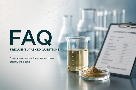 Kava, Kavalactones, Safety & COA Testing