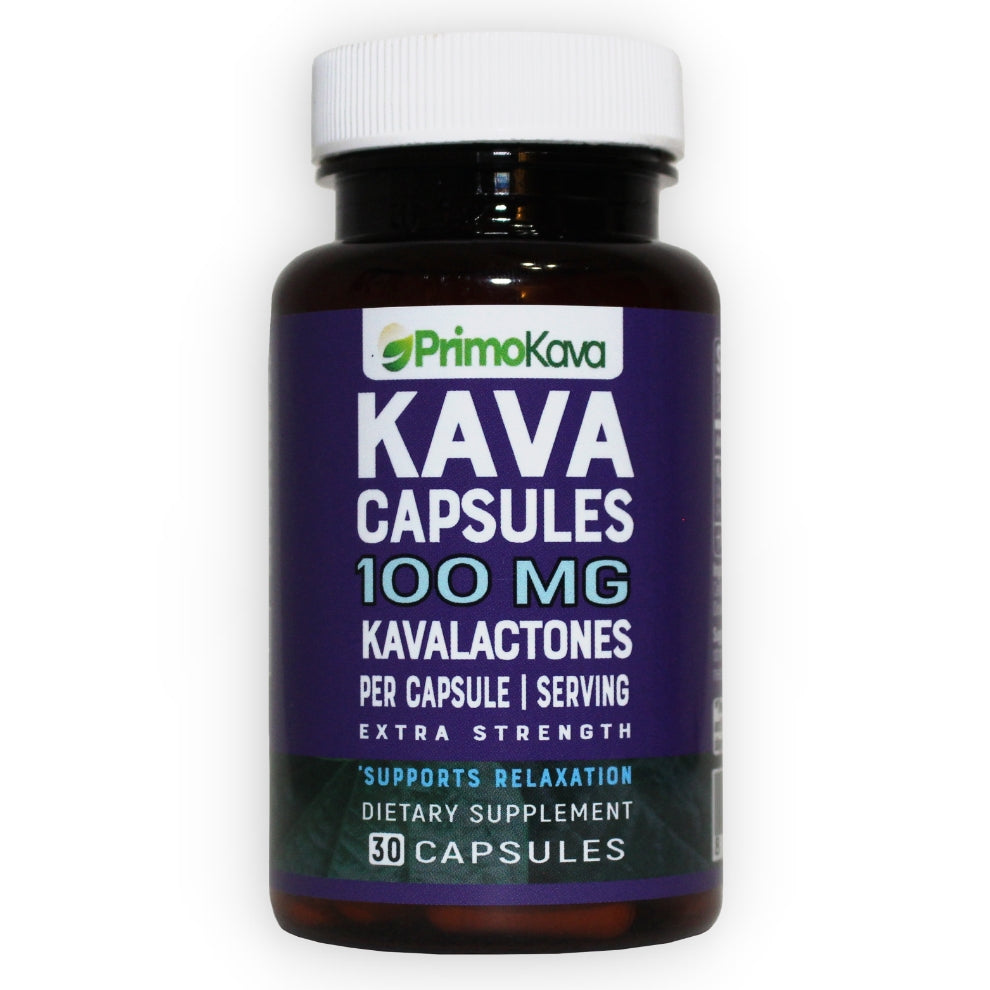 Kava Capsules | 100 mg Standardized Kavalactones per Capsule | Verified by COA | Wholesale